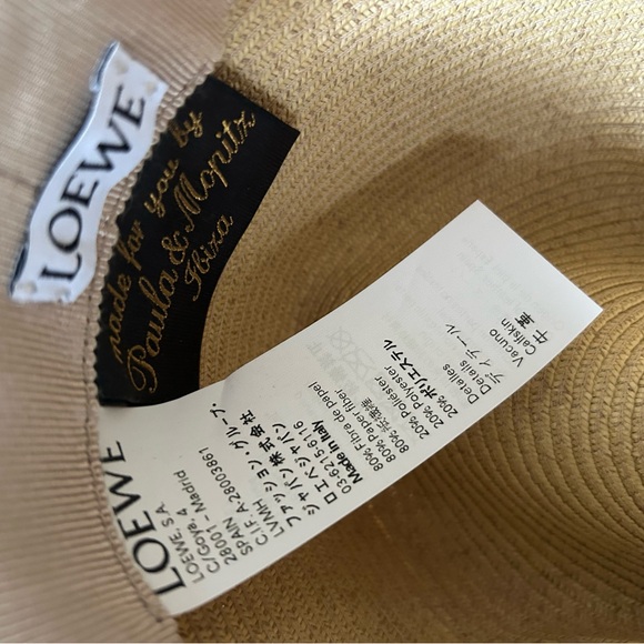 Loewe Straw Hat with Leather Strap - Picture 4 of 5